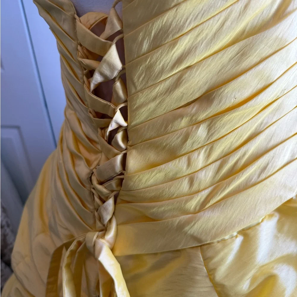 Mori Lee Vibrant Yellow Dress - Picture 11 of 15